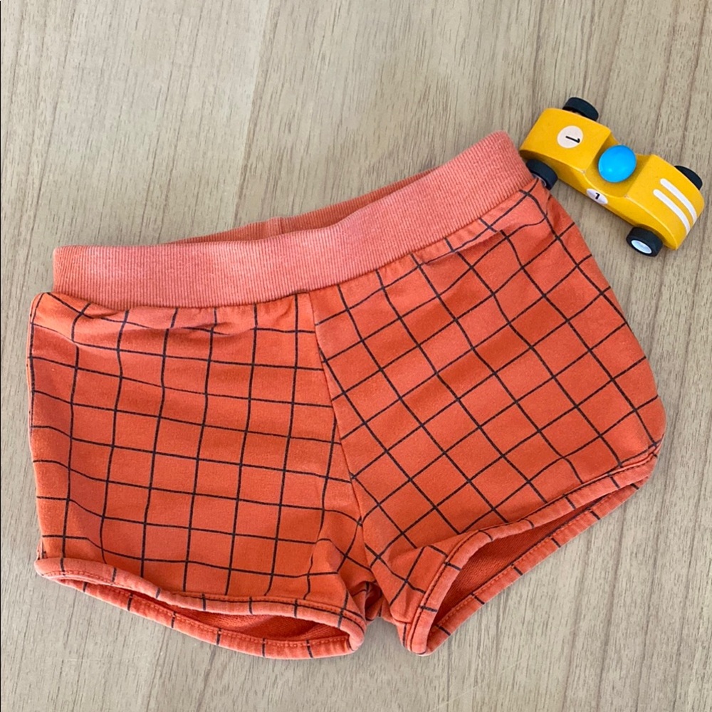 Mochi Kids Grid Jogger Shorts size 4/5 years 4T